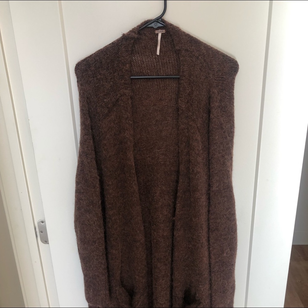 Long Free People Cardigan
